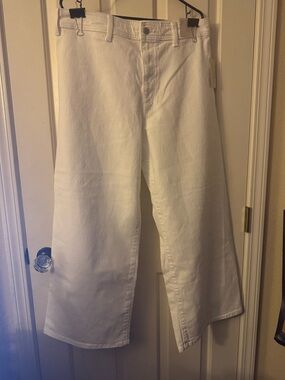 Universal Thread White Wide-Leg Jeans